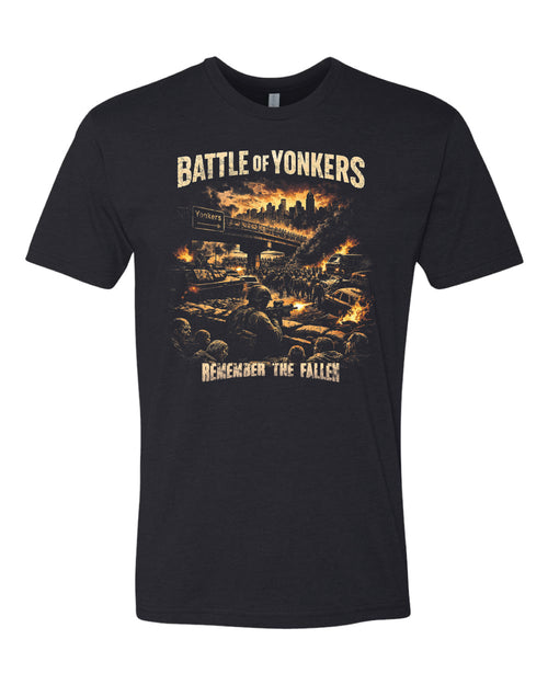 Nerd Enough Battle of Yonkers zombie apocalypse t-shirt design