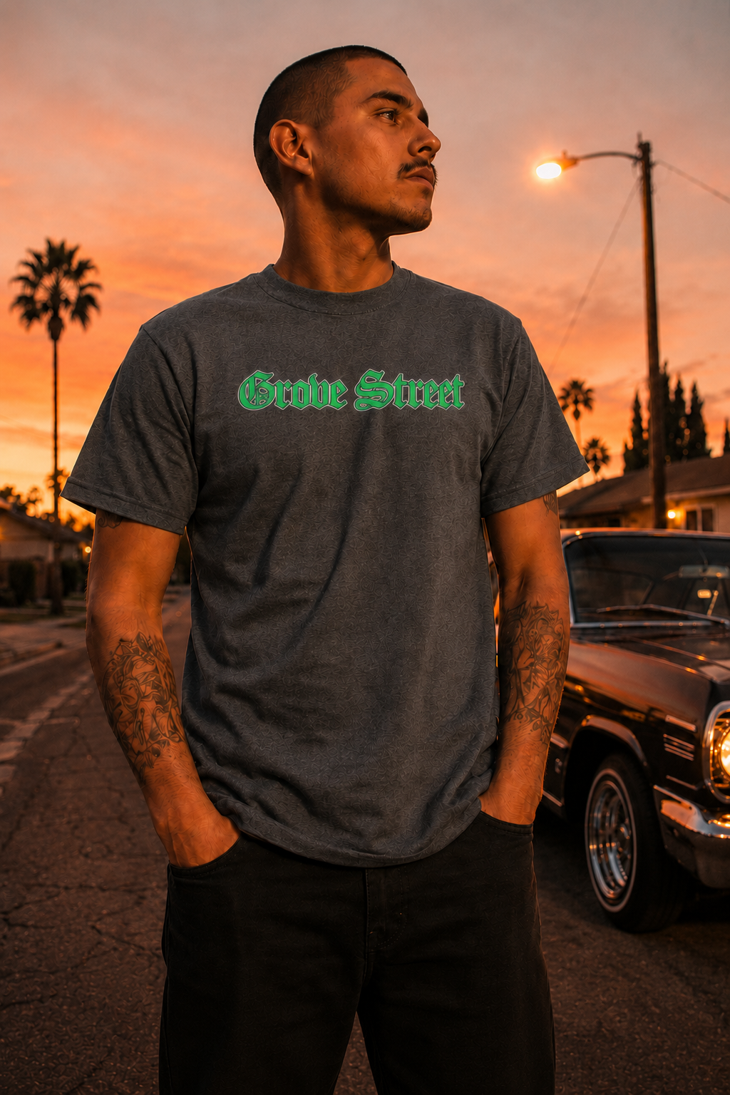 Nerd Enough CJ's Block video game graphic t-shirt