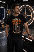 Nerd Enough The Enemy's Gate sci-fi graphic t-shirt
