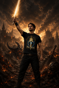 Nerd Enough Paladin D&D RPG class graphic t-shirt