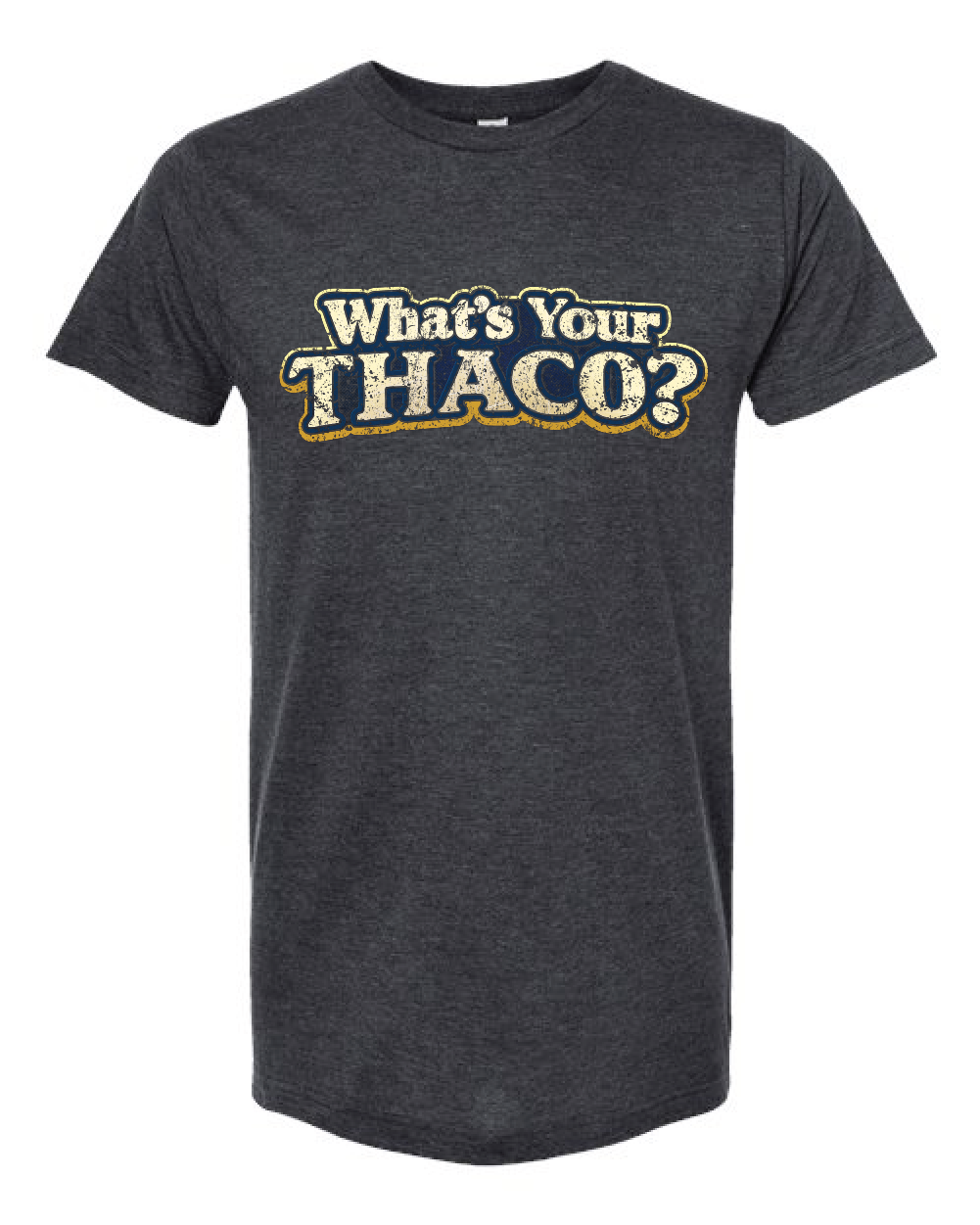 Nerd Enough THAC0 old-school D&D graphic tee design