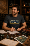 Nerd Enough What's Your THAC0 D&D tabletop t-shirt