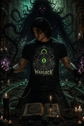 Nerd Enough Warlock D&D RPG class graphic t-shirt