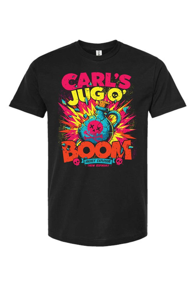 Carl's Jug o' Boom graphic tee, alternate view