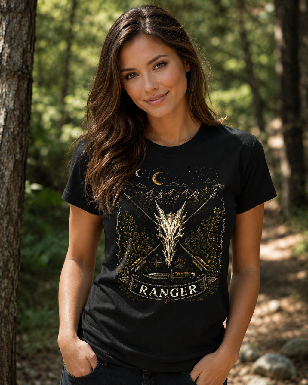 Nerd Enough Ranger graphic t-shirt lifestyle photo